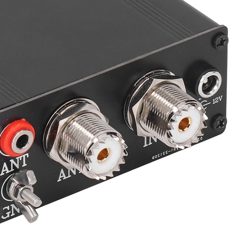ATU-130 1.8?50MHz 200W 마이크로 단파 자동 안테나 튜너 10?15VDC 유기 발광 다이오드 디스플레이-A76U