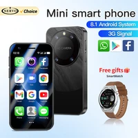 NEW SERVO Android OS Mini Smartphone 16GB ROM Dual SIM Standby Play Store 3G WCDMA WiFi 3.0" Little Smart Phones Give Smartwatch 1