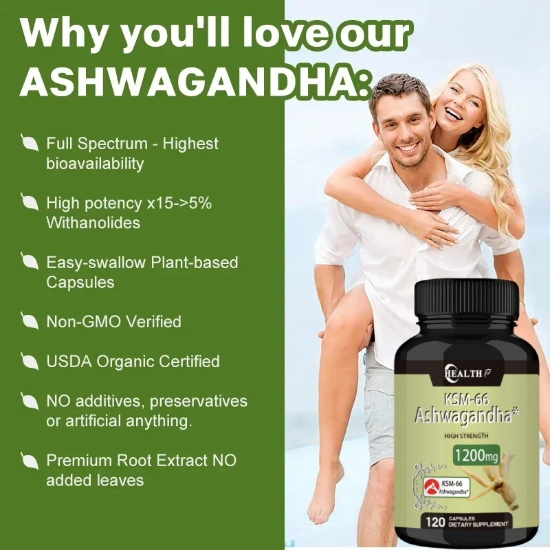 South African Drunken Eggplant Capsules, Relieve Stress And Emotions, 1200mg, 120 Capsules Concentration Enhancer