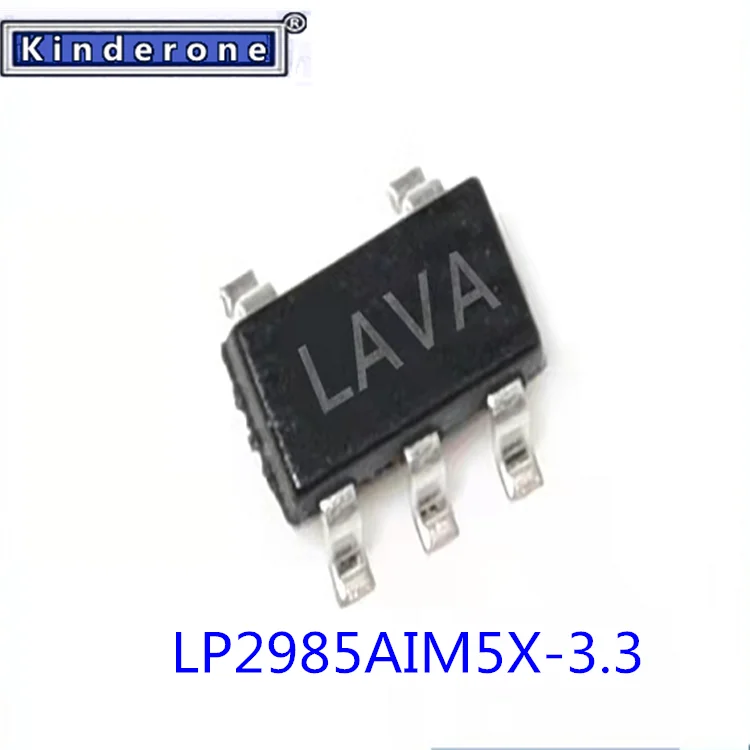 10PCS LP2985AIM5X-3.3 LP2985 LAVA LP2985AIM5-5.0 LP2985-33DBVR LP2985A-33DBVR LP2985-50DBVR  LDO SOT23-5 NEW IC