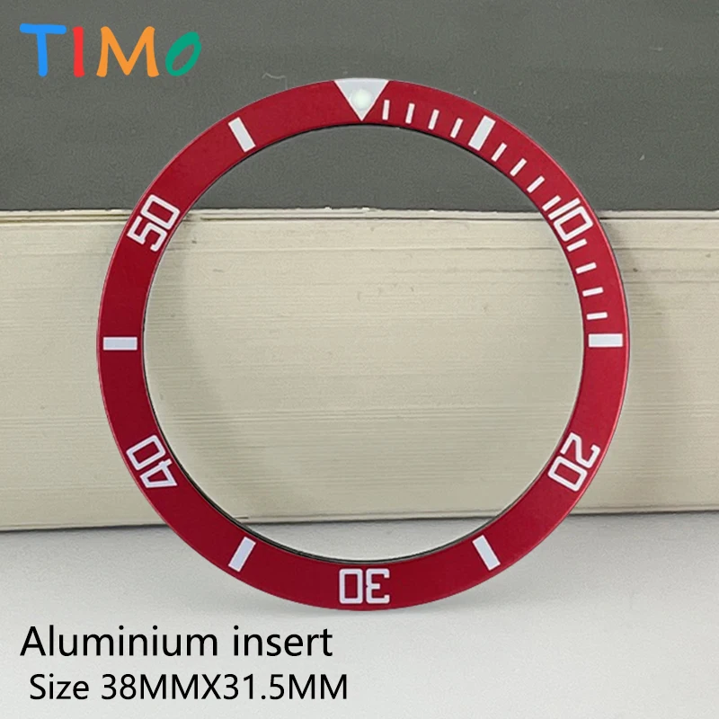 Premium 38x31.5mm Aluminum Bezel Insert