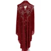Abaya marocain caftan dubaï robe Maxi à capuche manches chauve-souris Farasha caftan femmes musulmanes africain ouvert Kimono Boubou robes de soirée