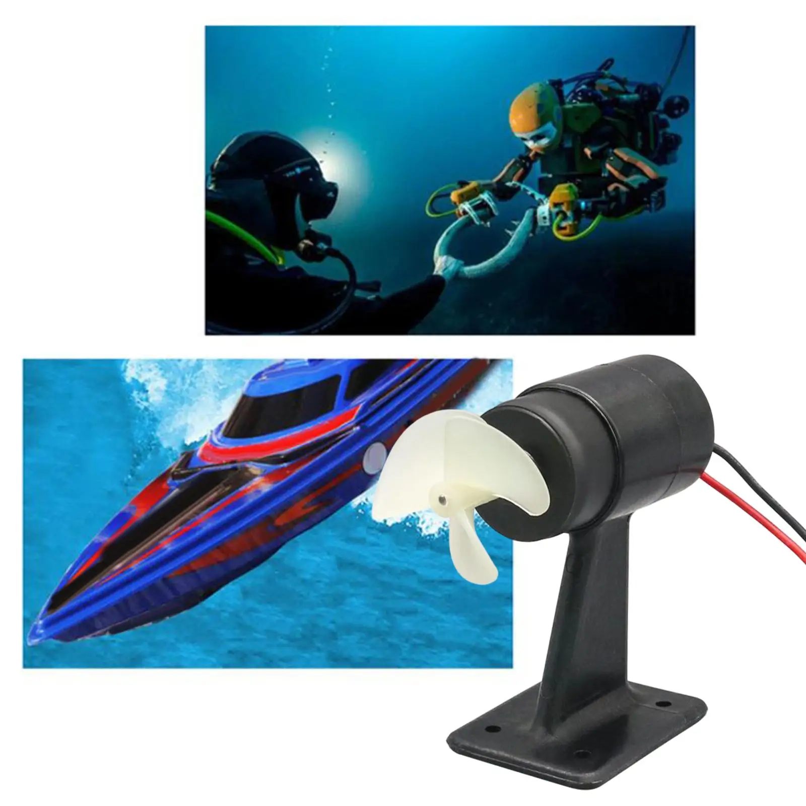 12-24v-Jet-Boat-Underwater-3-blades-Propeller-Motor-engine-Thruster-For ...