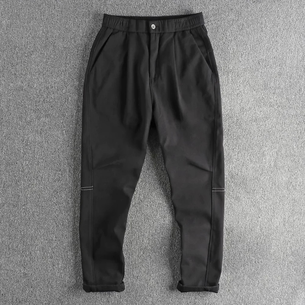 

Autumn new men's cargo casual pants three-dimensional cut loose conical youth