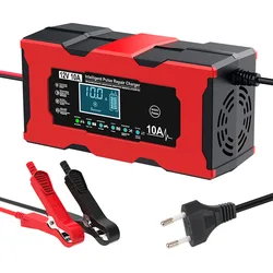 Advanced Smart Battery Charger with Digital LCD Display and Pulse Repair功能 (EU plug)