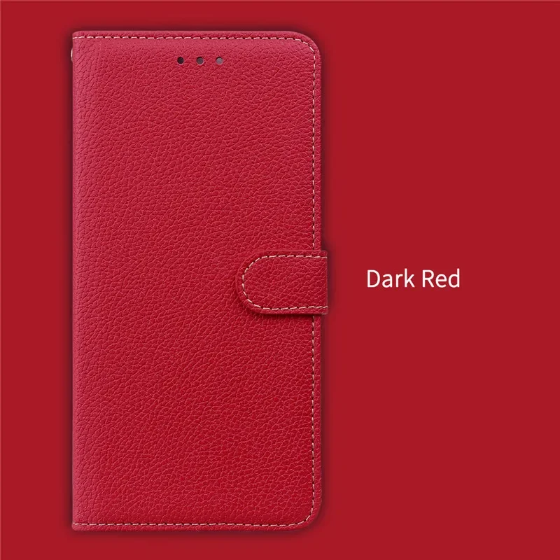 Matte Black Flip Wallet Phone Case - Premium Protective Cover