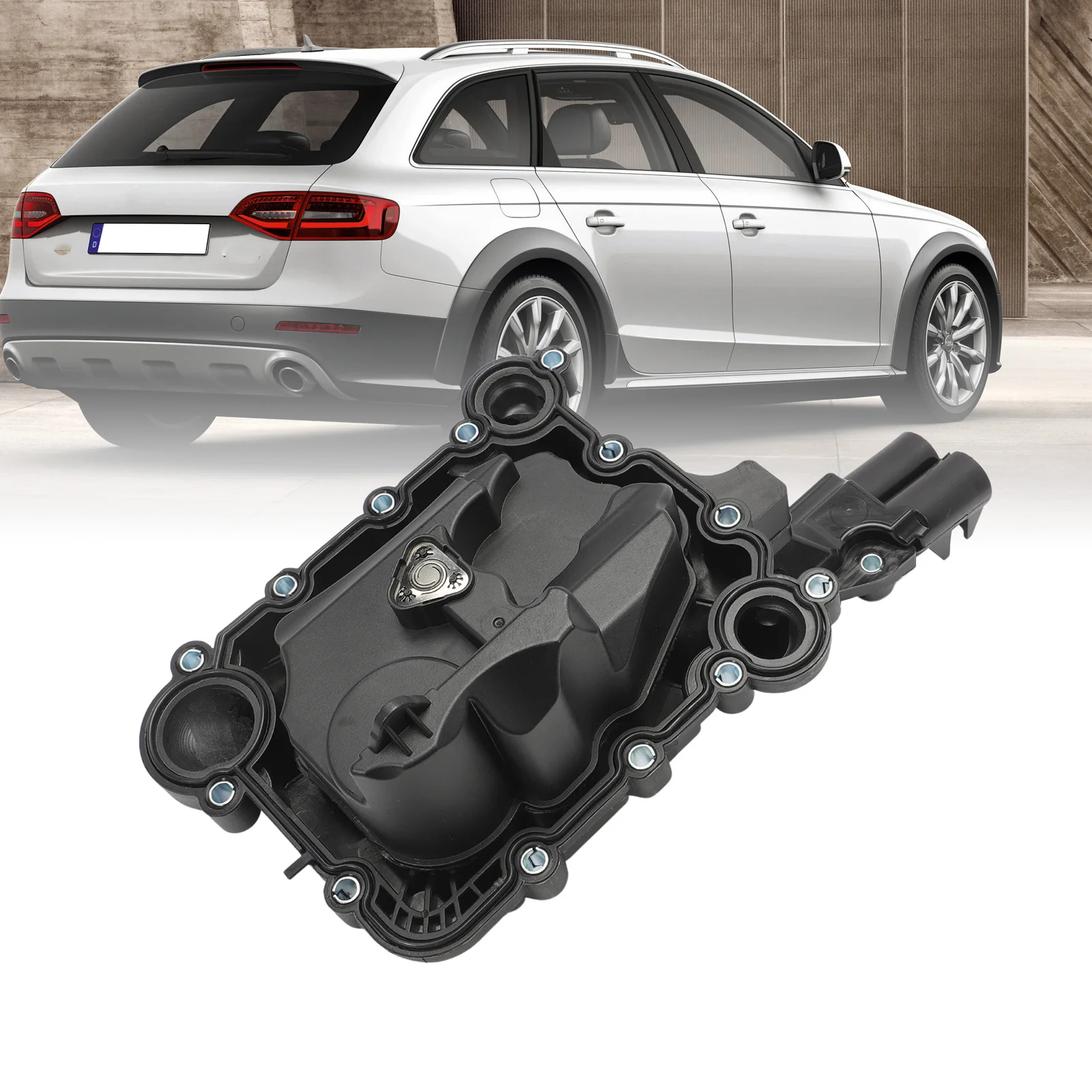Engine Crankcase Vent Valve For 2005- A4 A5 Q5 A6 Q7 A8 3L3.2L Engine Crankcase Vent Valve 06E103547E 06E103547G 06E103547P