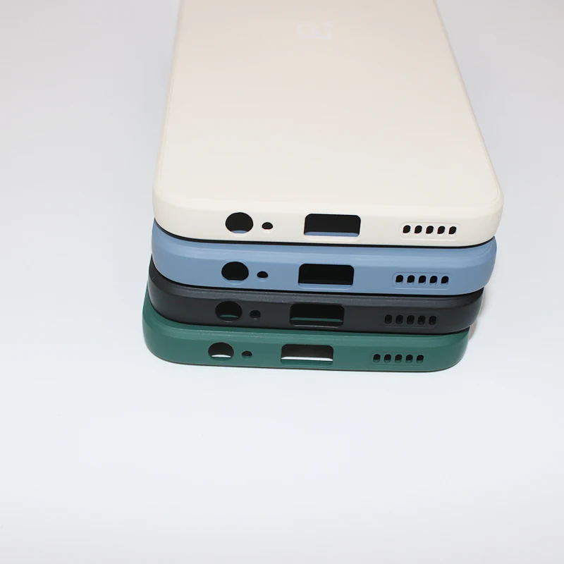 Ultra-Thin Liquid Silicone Phone Case - Soft, Durable Back Cover with Enhanced Protection and Stylish Logo