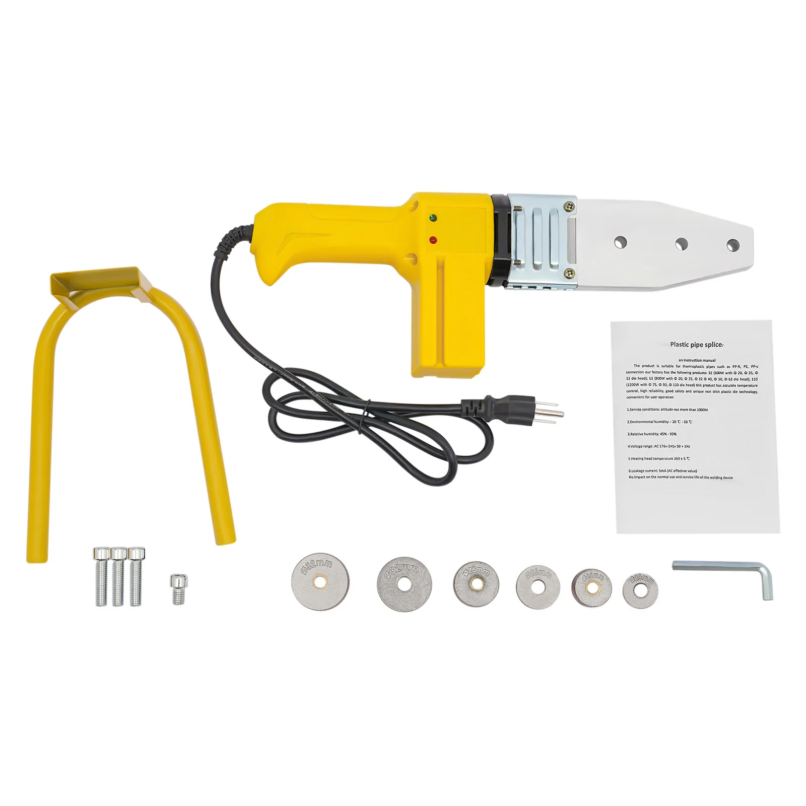Constant Temperature Hot Melt Machine Plastic Welder Machine PPR Pipe Welding US 6