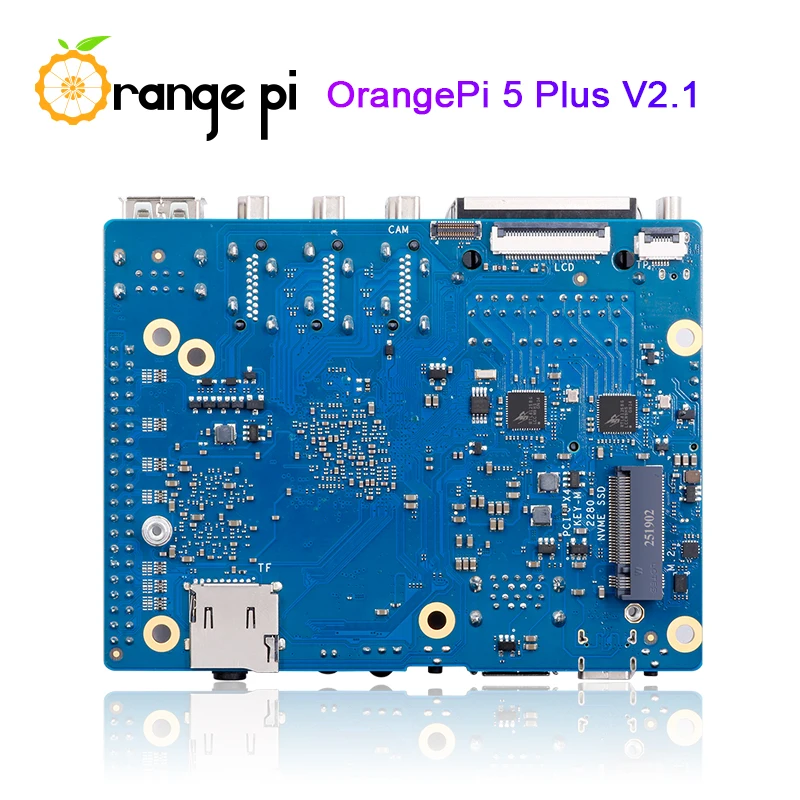 AvaCoreOrange Pi 5 Plus V2.1 버전 16GB RAM 개발 보드 RK3588 PCIE 모듈 외부 WiFi-BT SSD 8K Orange Pi5 Plus