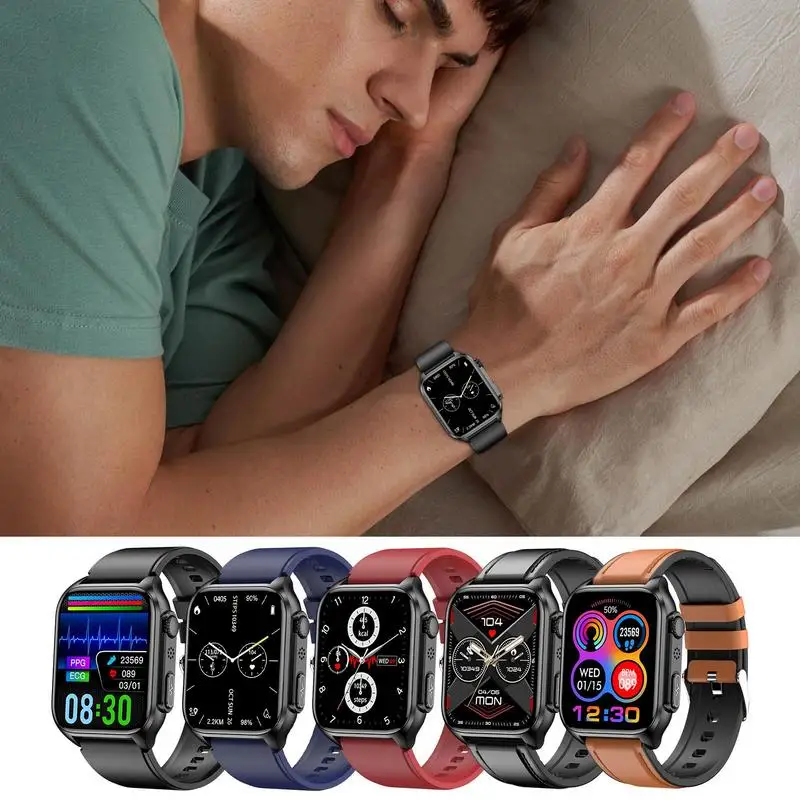 

Men And Women ECG Smart Watch Non-Invasive Blood Glucose Heart Rate Health Blood Pressure Monitor Sport Women Smartwatch