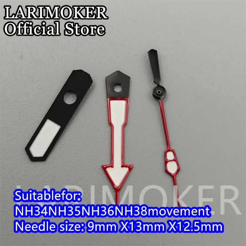 LARIMOKER 핸드 ETA2824-PT5000-2130 무브먼트, 야광 핏, NH 34, NH35, NH36, NH38