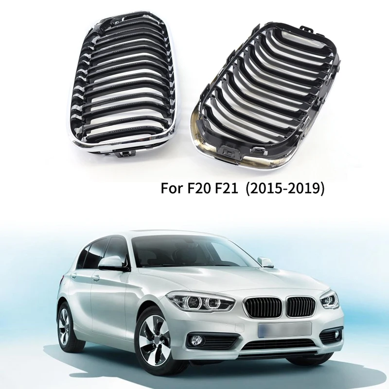 

Middle Grid Grille Kit Kidney Grill Grille For-BMW F20 F21 1 Series 51137371685 51137371687 51137371747 51137371686