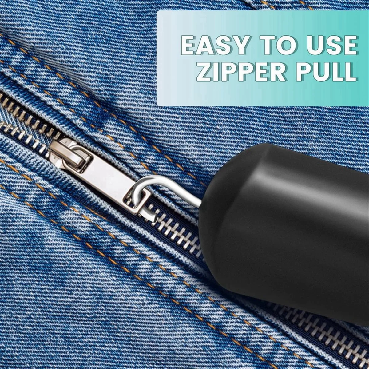 2Pcs Button Helper Tool with Non-Slip Grips to Help with Shirts, Coats, Button Hook Aids for the Elderly and Arthritic 5