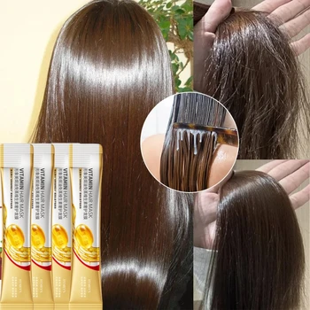 10Ml/Bag No-Steam Vitamin B5 Hair Mask, Hair Conditioner Used in Hair Salons, Moisturizing and Smoothing Hair Care 1