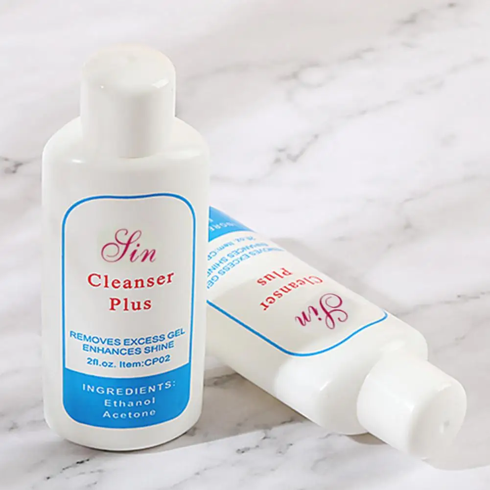 Cleanser Plus Compact Polish Cleanser Universal Multifunctional Vintage Nail Glue Washing Gel Cleaner