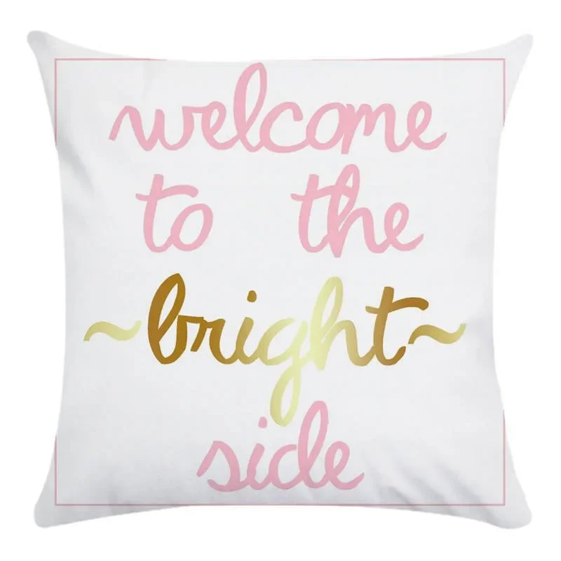 Funda de cojín con diseño de letras para el día de la madre, decoración del hogar a la moda, funda de cojín para asiento de oficina