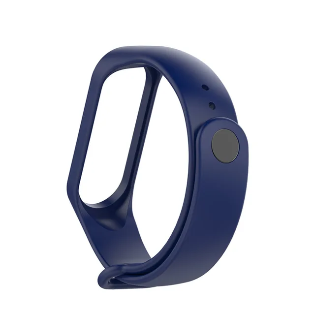 Strap for Xiaomi Mi Band 6 5 4 3 Sport Bracelet watch Silicone wrist strap For xiaomi mi band 3 4 5 bracelet Miband 4 3 5 Strap Midnight blue