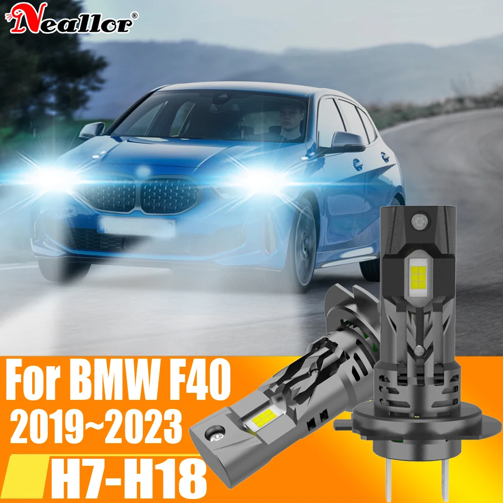 

2 шт., Автомобильные светодиодные лампы H7 Canbus H18 6000K 12 В 55 Вт для BMW F40 1 2019 ~ 2023