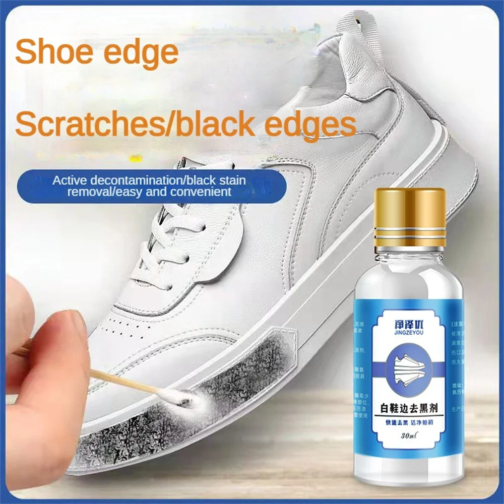 

White Shoes Cleaner Whiten Refreshed Polish Cleaning Tool For Casual Leather Shoe Sneakers TB Shoe Brushes