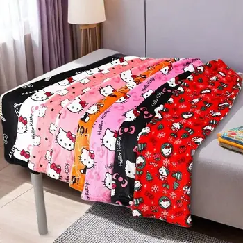 Y2K Hello Kitty pajamas anime women's pajamas cartoon couple walking home pajamas trousers casual homewear 1
