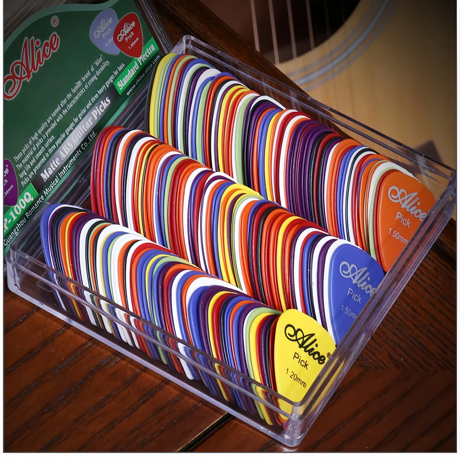 Multicolor Guitar Picks 24/50Pieces ABS Premium Plastic Guitar Picks for Acoustic Electric Guitars Bass Or Ukulele guitar picks