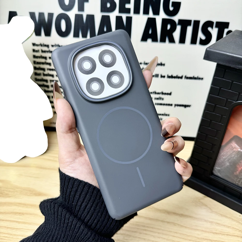 Luxury PC Matte Magnetic Shockproof Hard Phone Case - Ultrathin Design