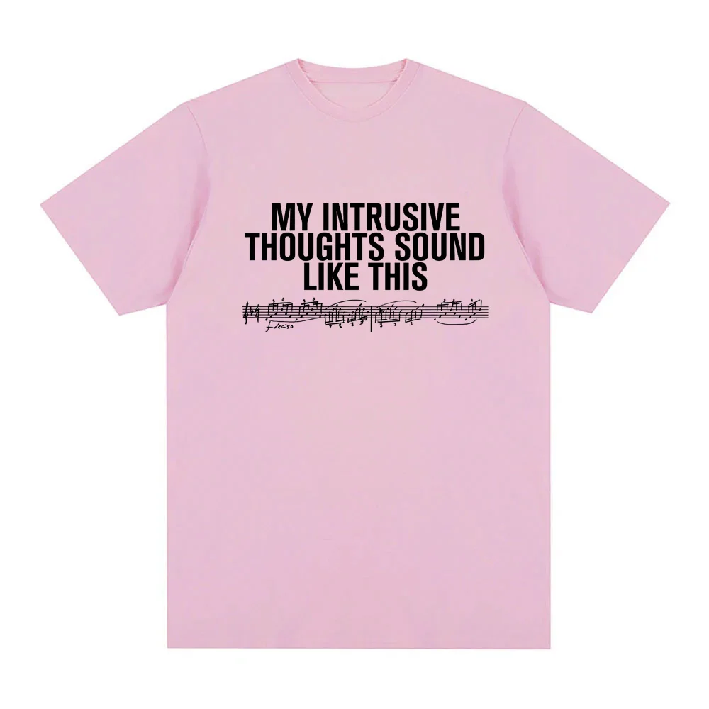 INTRUSIVE THOUGHTS BABY TEE 2026 new style ROSALIA Same As Official Website High Quality Tee-shirt 100%Cotton Soft Round Neck 6