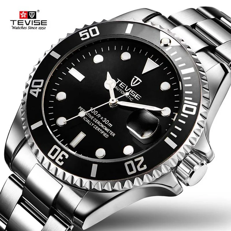 Men Mechanical Watch Automatic Stainless Steel mechanical watch