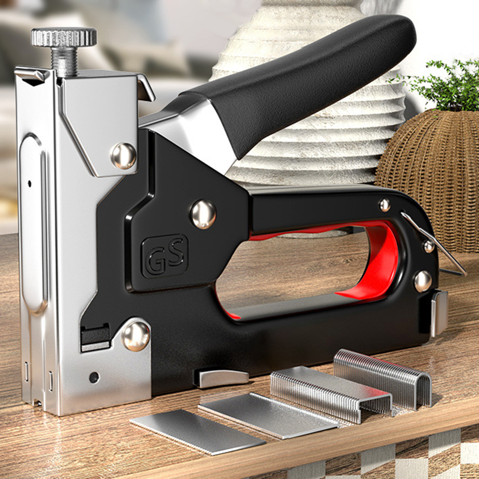 Manual Upholsterys Staple Machine Multifunctional 4 In 1 Portable Nailer Fast Nailing Handheld Nailer Tool For Woodworking