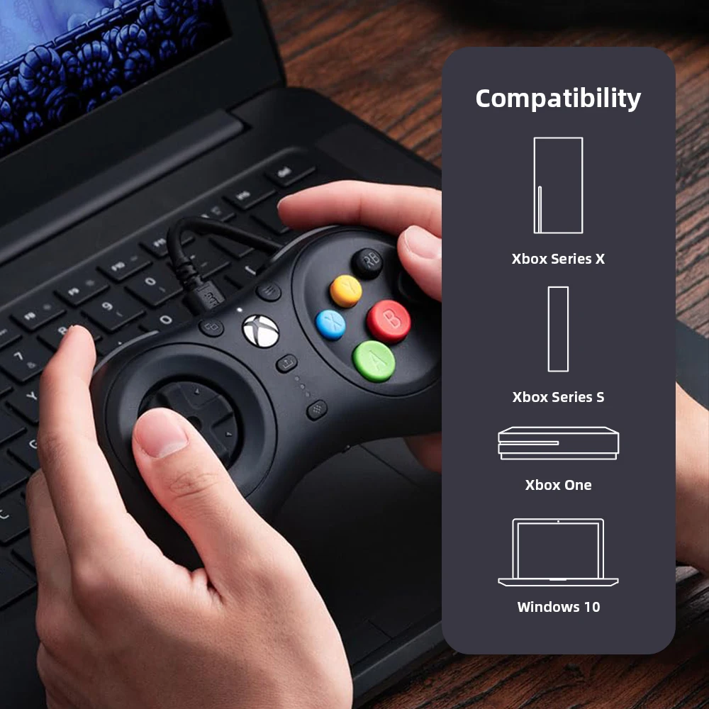 8BitDo  Ʈѷ, Xbox ø X | S, Xbox One, Windows, 6  ̾ƿ,  ̼