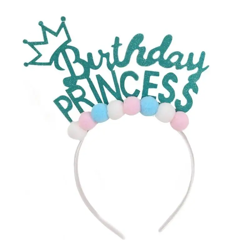 A52E Prinzessin Geburtstag Hairhoop Karneval Party Stirnband Festliche Party Kopfbedeckungen – Detail 10