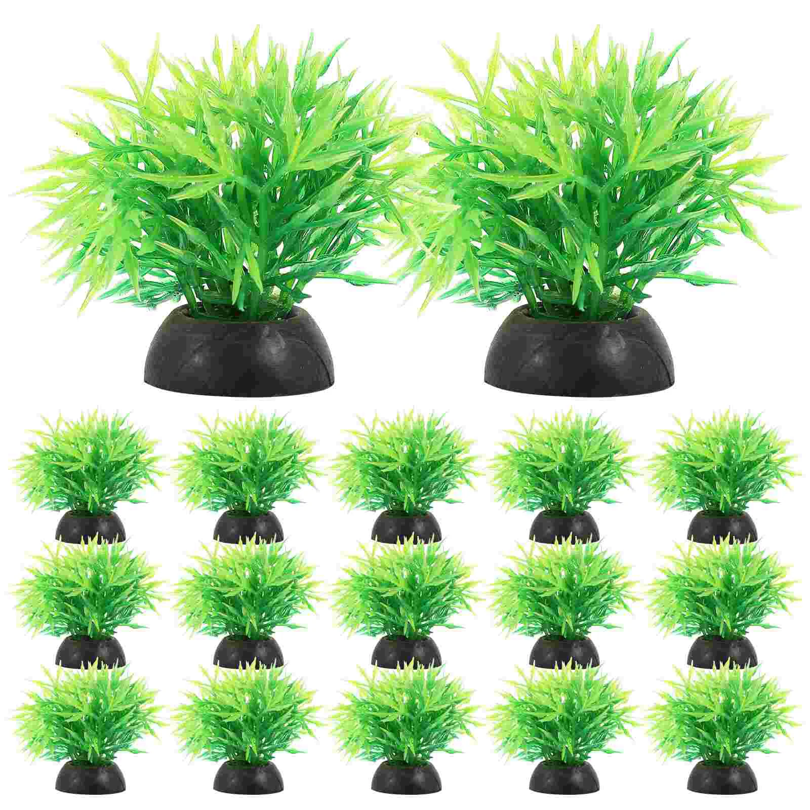

Fish Decorations for Tank Fish Plant Decor Plastic Fish Tank Plants Small Fish Tank Decorations