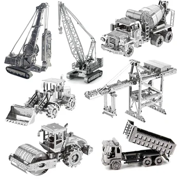 3D Metal Puzzle Mixer Truck 1