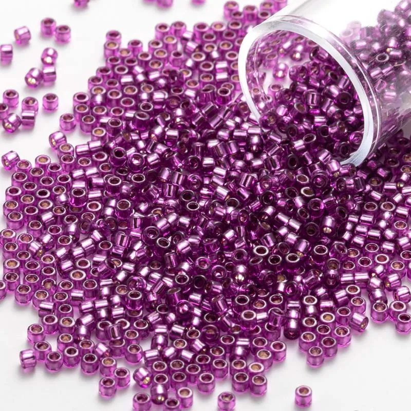MKY Silver Line Dyed Color Beads 2.0MM Glossy Multiple Colors Glass Beads For DIY Needle Work Sewing Dress Adornment glass beads