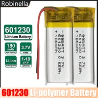 601230 Polymer 3.7V Lithium Battery 180mAh Li-polymer Batteries for Tws Bluetooth Headset Handheld Fan Recorder Pen Walkman MP3 - Image 2