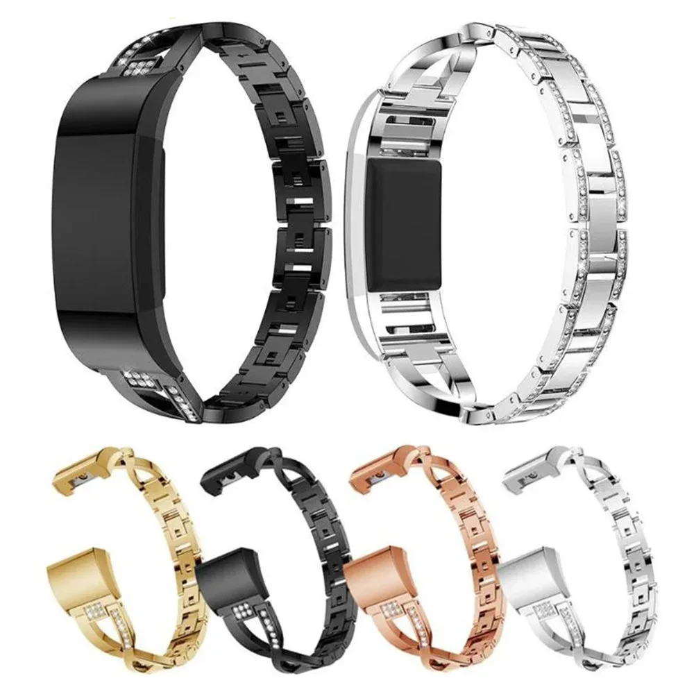 Cinturino Da Polso In Lega Di Strass Per Cinturino Fitbit Charge 2 Per Fitbit Charge 3 4