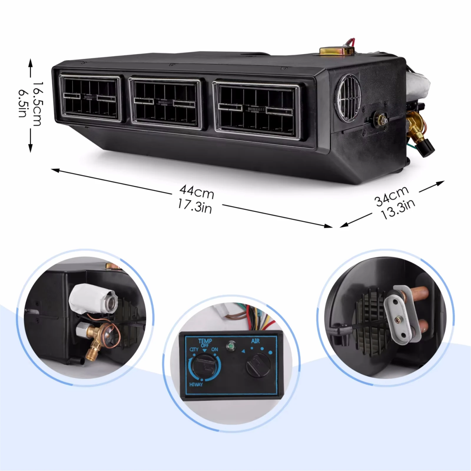 RV65F 12V/24V automobile air conditioning 508 compressor kit, for farm car engineering van AC accessories