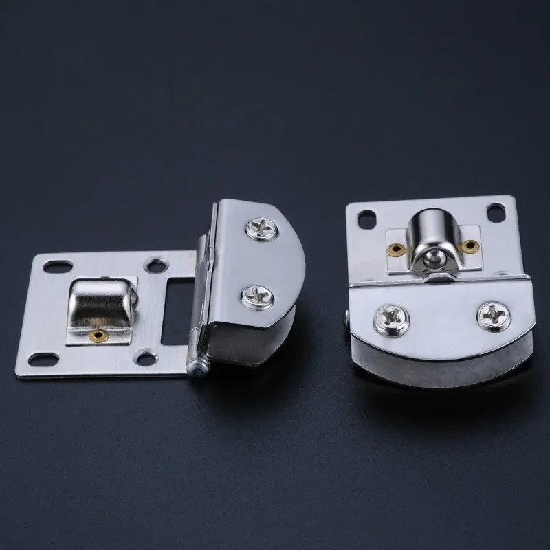 Stainless Steel Hinges Door Hinges Glass Door Hinge Clamps Stainless Steel Wine Cabinet Bread Cabinet Cupboard Gate Clip Door Hinges 5-9mm