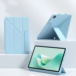 Premium Multi - Folding Protective TPU Tablet Cover for Enhanced Device Protection (Sky blue)