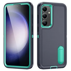 Versatile 3 - in - 1 Hard Phone Cover Case - Galaxy A17 5G 4G (Navy Blue)