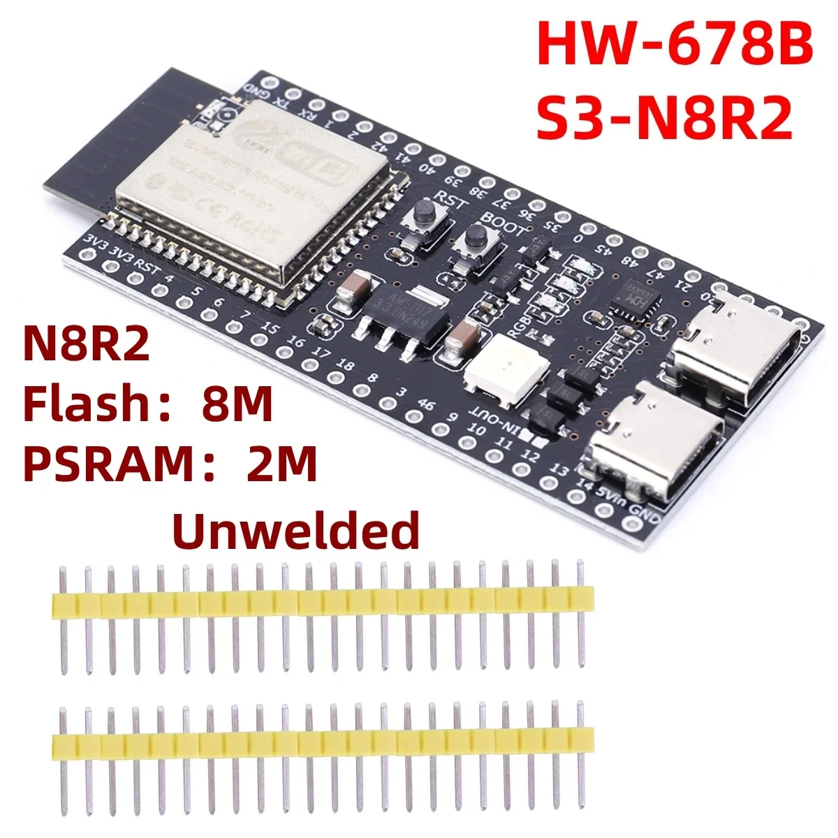 ตัวเลือกสินค้า บอร์ดพัฒนา ESP32 S3 สำหรับโปรเจกต์อิเล็กทรอนิกส์