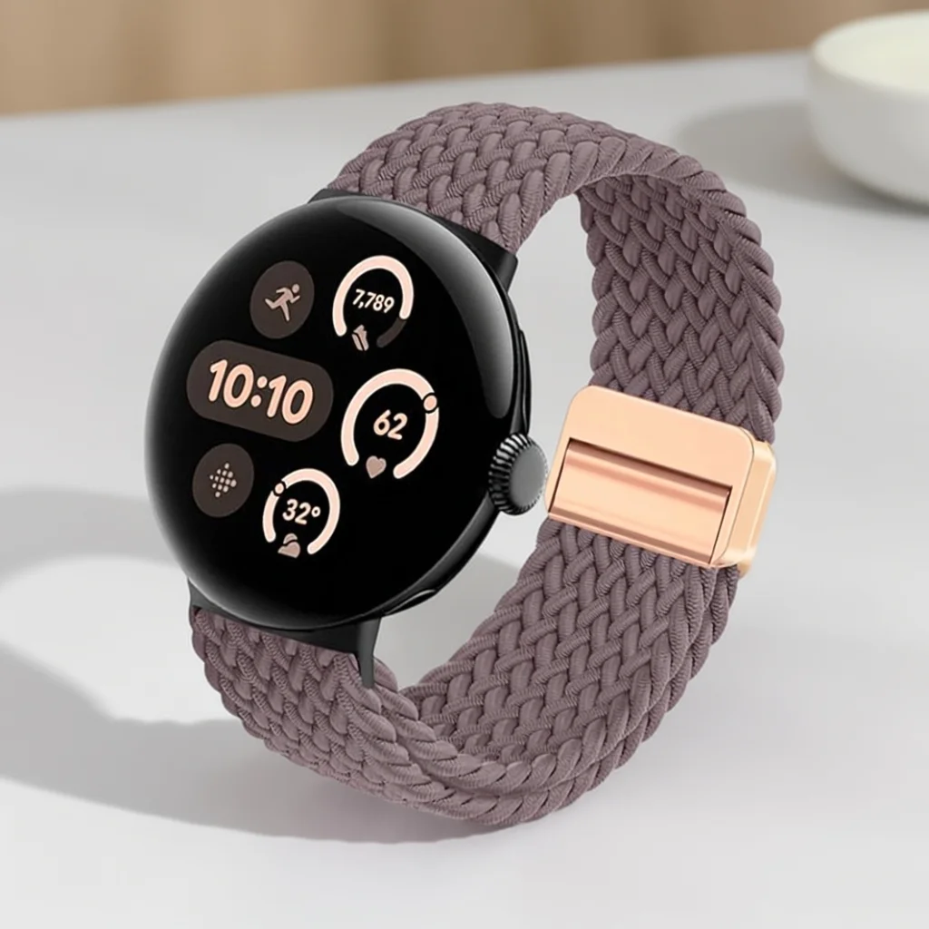 Sport Nylon Magnetic Braided Bracelet Band - 41mm Adjustable Strap