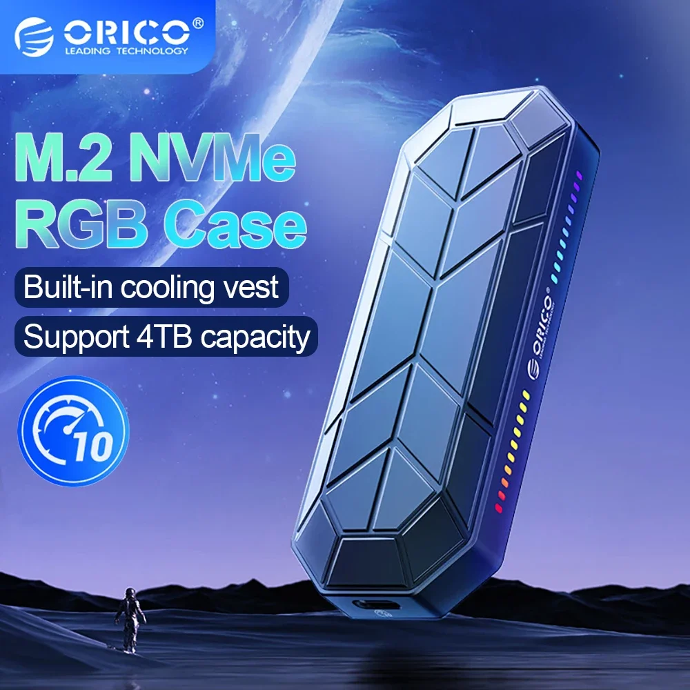 新品 orico RGB M.2 NVMe SSDケース 【公式通販】