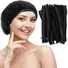 Disposable Shower Cap 100Pcs Elastic No Woven Hair Head Cover Nets Large Dustproof Hair Caps Makeup DIY Hair Dye Tatoo  Bath Cap 1