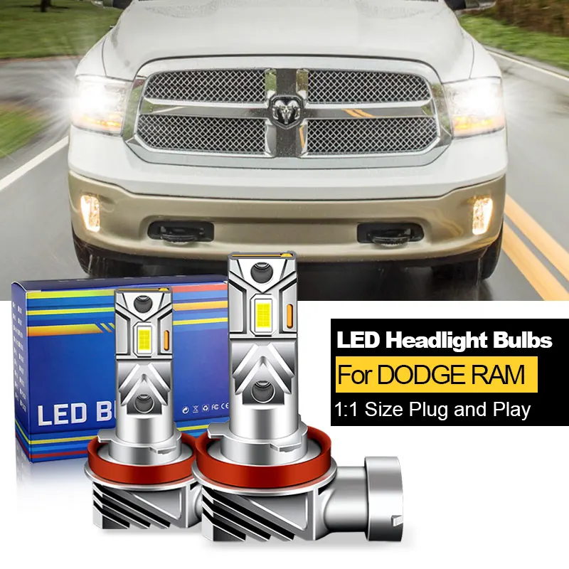 

2 шт., Лампы CANbus для DODGE RAM 1500 2500 3500 2013 2015-2014, 2017 лм