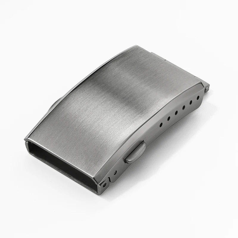 Watch Clasp 16mm 18mm 20mm 22mm Silver/black Folding Safety Milled Clasp Replacement Stainless Steel Deployant Watch Buckle watch buckle clasp watch buckle