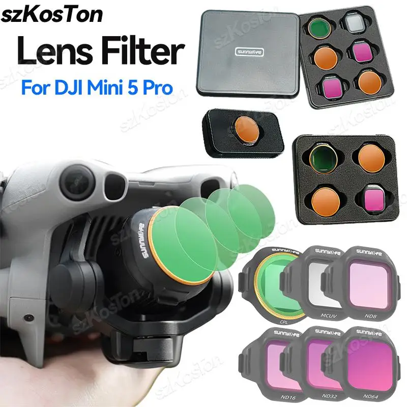Filtre ND8/CPL/UV pour Drone DJI - Lot de 3 Filtres