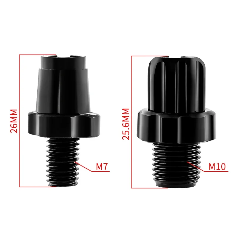 Akozon 2 Pezzi Regolatori Leva Freno M7 – Bulloni Di Fissaggio In Lega Di Alluminio Per Bici Da Strada E Mountain Bike – Colore Argento