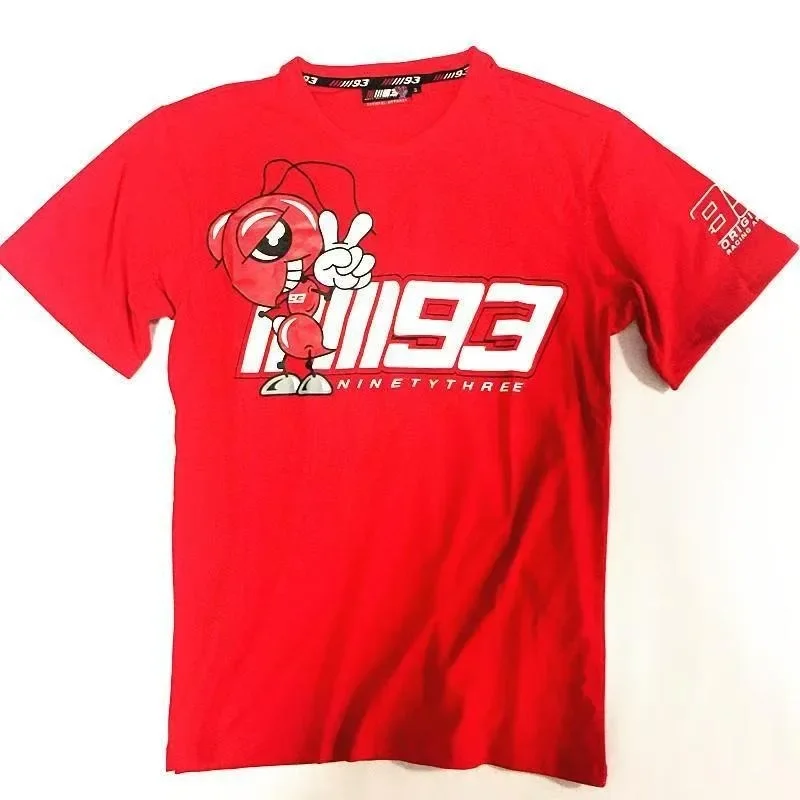 MOTO GP No. 93 Marquez cotton short sleeve racing T-shirt Fan Shirt Rider racing suit Motorcycle riding suit sport t shirt